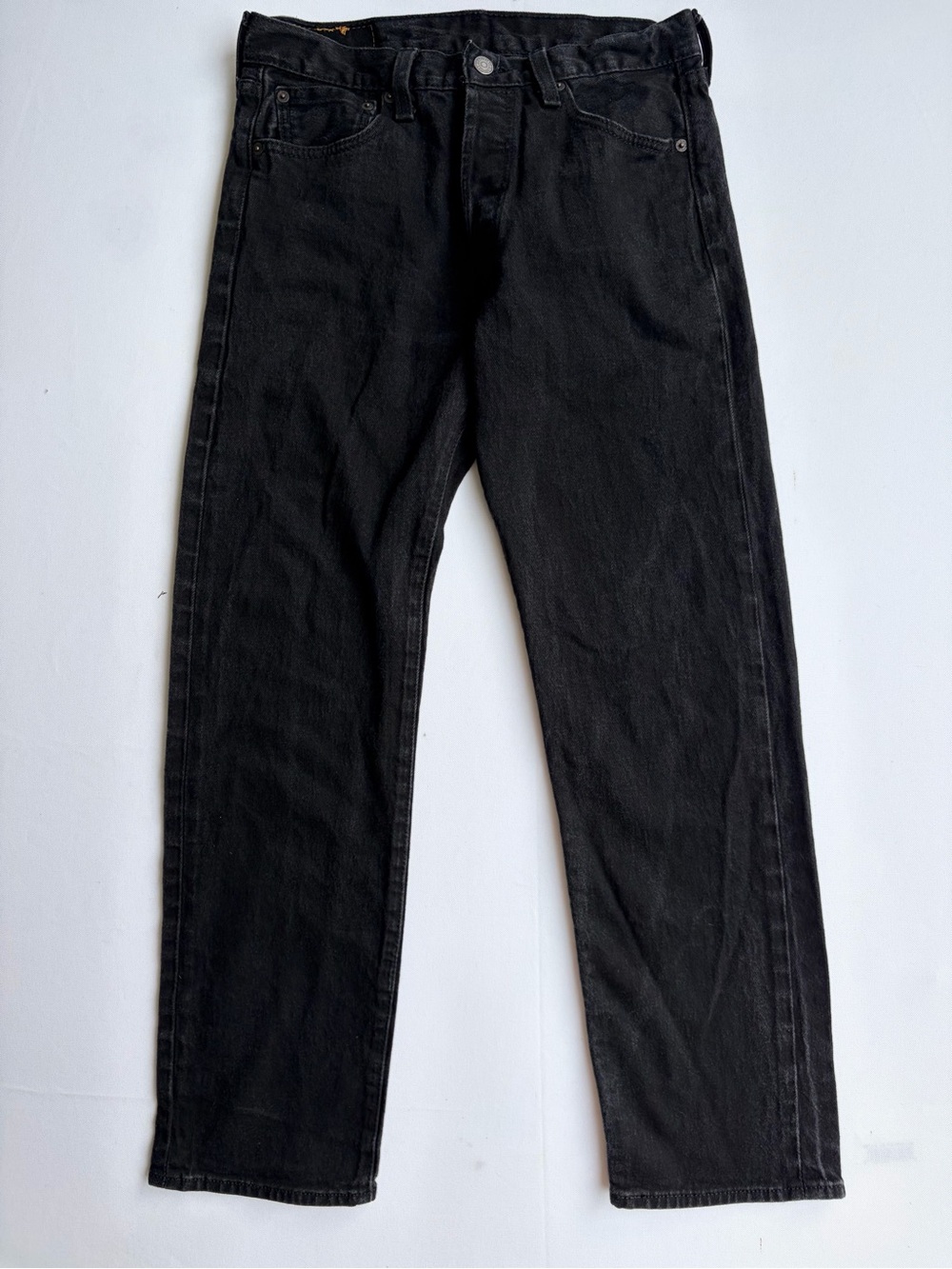 Levi's 501 Original Fit Straight Leg Black Jeans W30 L30